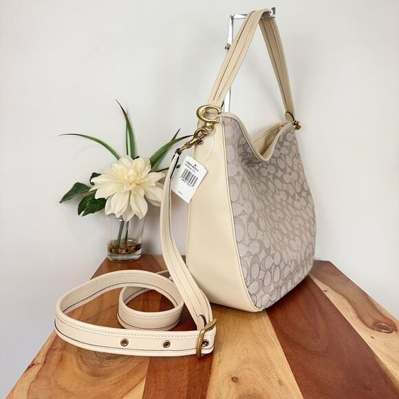 NWT Coach Soft Tabby Hobo In Signature Jacquard - Picture 3 of 8